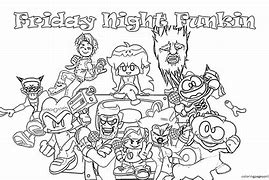 Image result for Original Friday Night Funkin Coloring Book: 100 High Quality Pages For Colouring Designs For Kids And Adults New Coloring Pages Funny Book| New