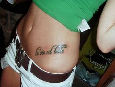 Image result for Word Tattoos On Stomach