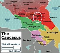 Image result for Ingushetia On Map