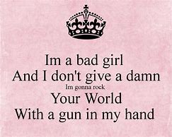 Image result for Short Bad Girl Quotes