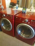 Image result for LG Washer and Dryer Sets Red