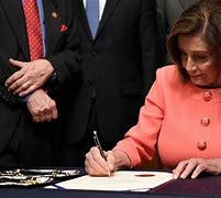 Image result for Pelosi Impeachment Signining Pens