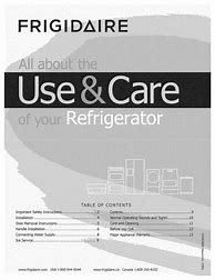 Image result for Frigidaire Gallery Refrigerator User Manual