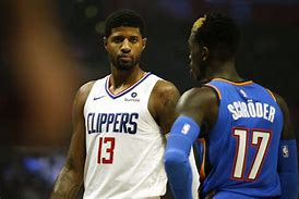 Image result for Paul George Clippers and OKC