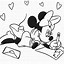Image result for Mickey Mouse Valentine Pics Black and White