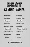 Image result for Cool Gamer Names List