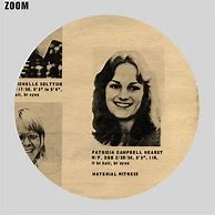 Image result for Patty Hearst FBI Wanted Poster
