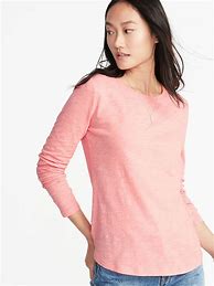 Image result for Old Navy Women's Everywear V-Neck Long-Sleeve T-Shirt 2-Pack With Women - Multi - Tall Size XXL