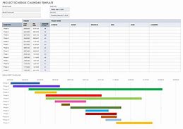Image result for Project Schedule Calander Template