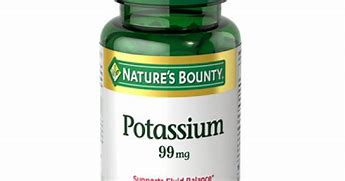 Image result for Nature's Bounty Potassium - 99 Mg - 100 Caplets