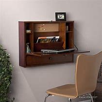 Image result for Wood Wall Desk