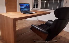 Image result for Solid Oak Office Desk