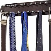 Image result for Wood Tie Racks for Closets