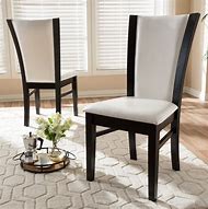 Image result for Off White Dining Room Chair Covers