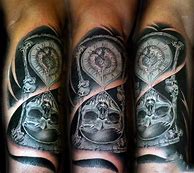 Image result for Clock Tattoo Skull Hourglass