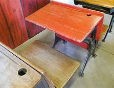 Image result for Antique Student Desk