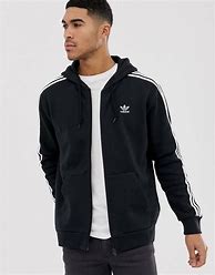 Image result for Adidas Black and White Zip Hoodies