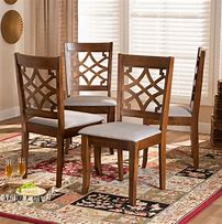 Image result for Walnut Dining Room Chairs