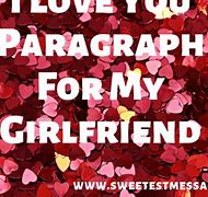Image result for Cute Paragraphs for Your Girlfriend