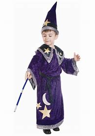Image result for Wizard Halloween Costume Purple with Stars