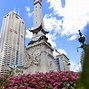 Image result for Monument Circle Indianapolis History