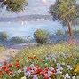 Image result for Path to the Sea Oil Painting