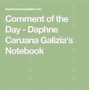 Image result for Daphne Caruana Galizia Note Cute