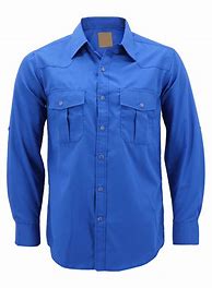 Image result for Blue Cotton Shirt Men