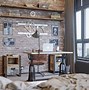 Image result for Industrial Home Office Decorating