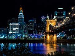 Image result for Cincinnati Image at Night From Above