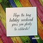 Image result for Thanks to Do for the Weekend