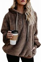 Image result for Women's Sherpa Hoodie