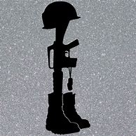 Image result for Fallen Soldier Cross Vector Art