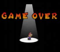 Image result for Paper Mario Game Over
