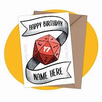 Image result for Dungeons and Dragons Birthday Card