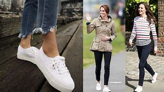 Image result for Superga White Sneakers Kate Middleton
