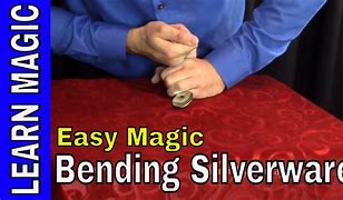 Image result for Silverware Bending Magic Trick