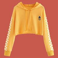 Image result for Pink and White Hoodie Crop Top