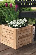 Image result for outdoor wooden planters