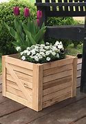 Image result for rustic log planters boxes