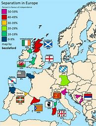 Image result for Map of Separatist Movements