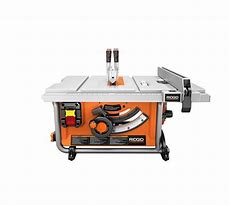 Image result for RIDGID 15 Amp Corded 10 in Heavy Duty Portable Table Saw with Stand
