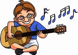 Image result for Kid Playing Guitar Cartoon