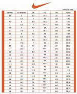 Image result for Nike Printable Shoe Size Chart