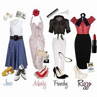 Image result for Grease Inspired Outfits