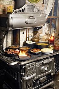 Image result for Vintage Kitchen Coal Stove