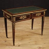 Image result for Natural Wood French Writing Desk