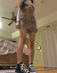 Image result for Mini Bodycon Dress with Sneakers