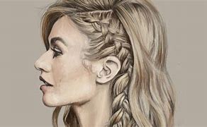 Image result for Viking Hair Drawing