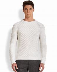 Image result for Men's White Sweater